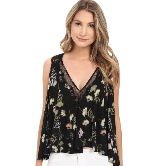 Free People Love Potion Sleeveless Racerback Top - Picture 1 of 12
